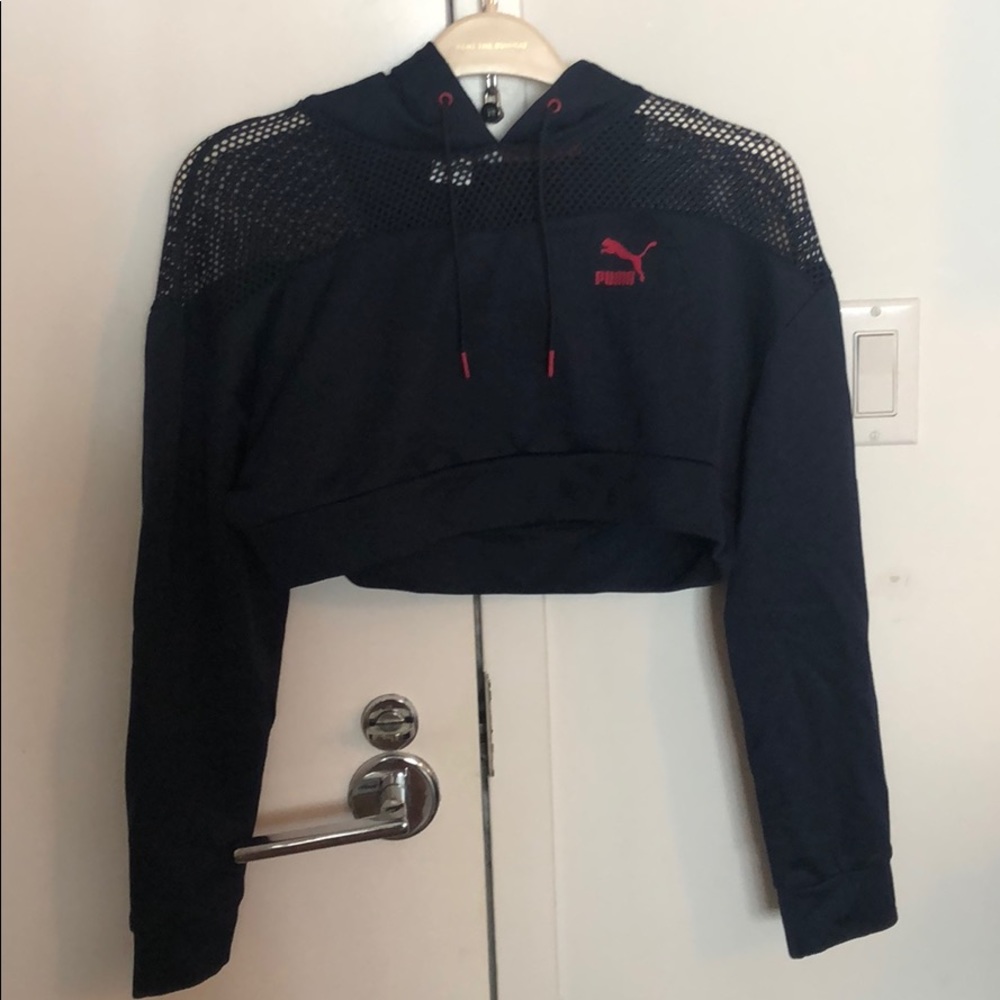 Cropped Puma hoodie